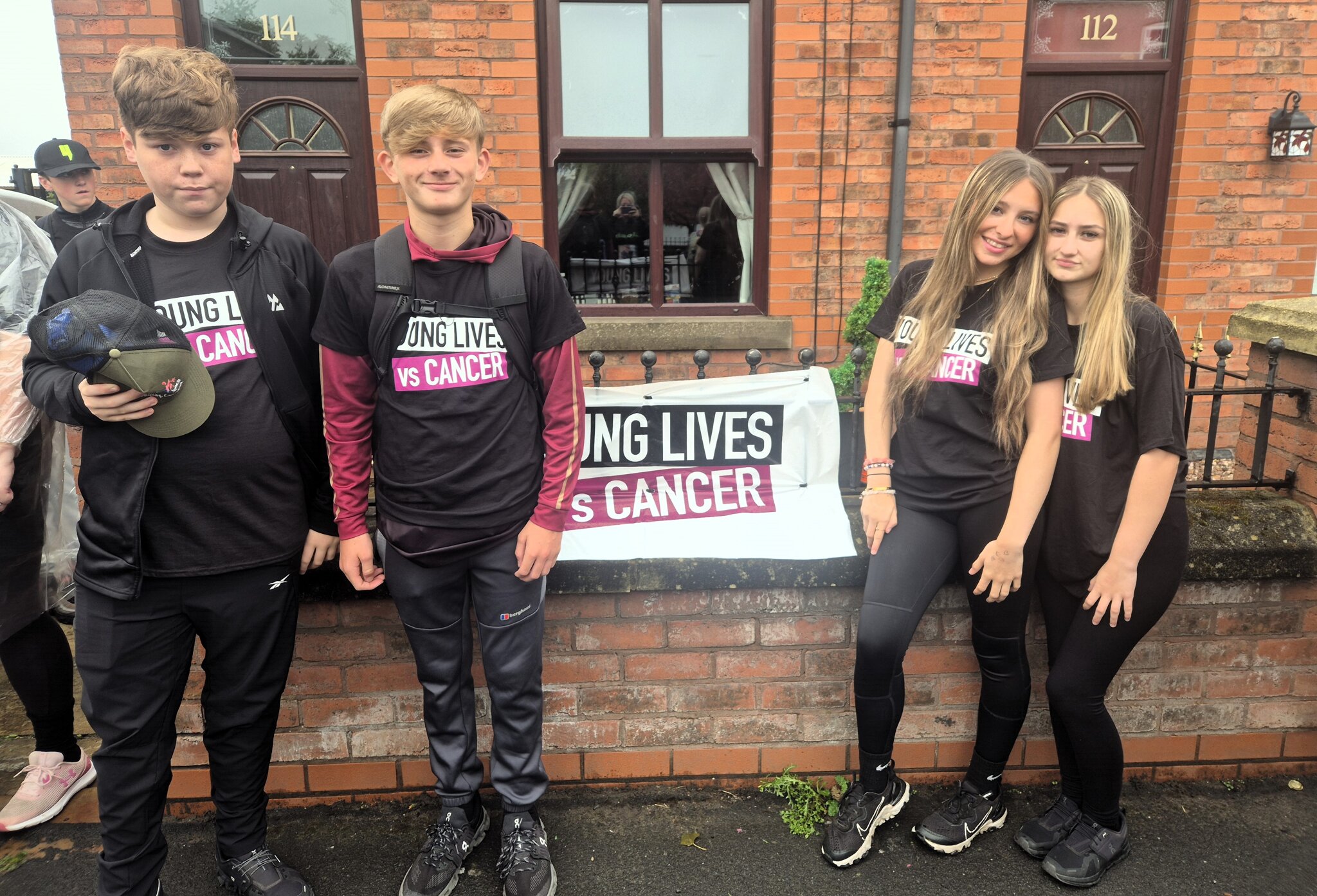 Image of SEA students complete a charity walk to Southport to raise money for Young Lives V Cancer