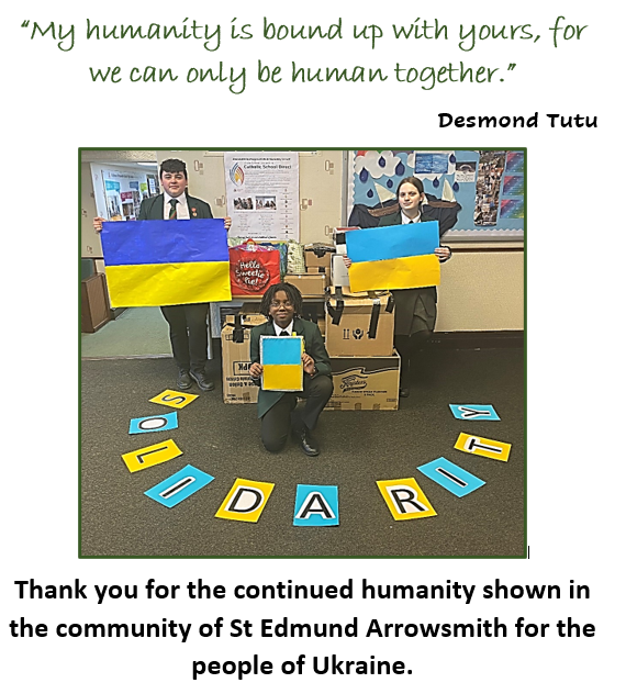 Image of Thank you for your kindness and generosity for Ukraine