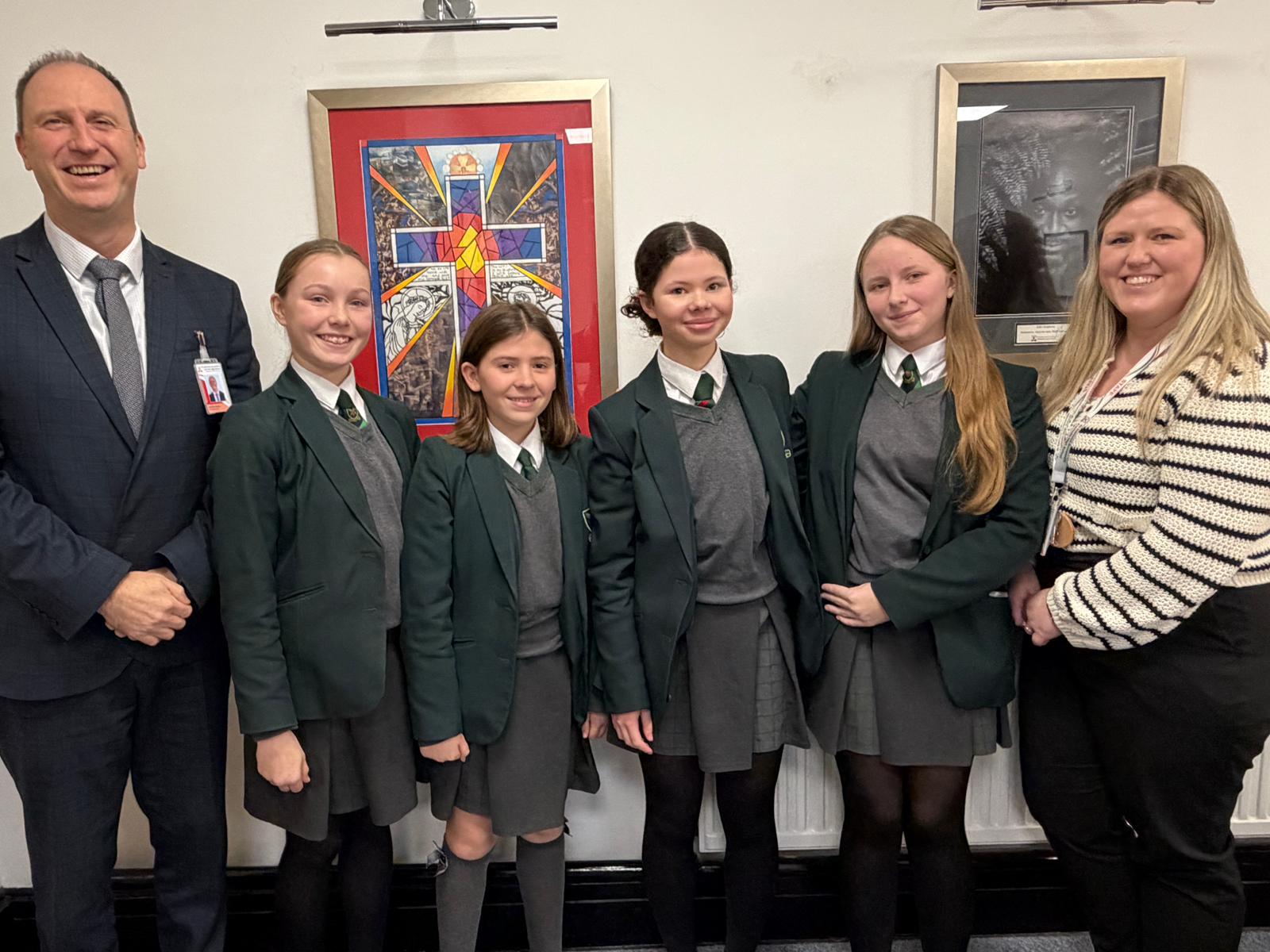 Image of Y8 Girls are the North West CyberFirst Champions