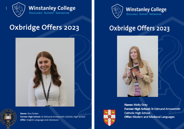 Image of FORMER STUDENTS SECURE UNIVERSITY PLACES at OXFORD & CAMBRIDGE