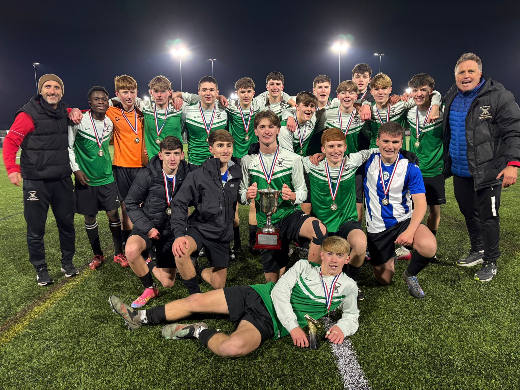 Image of Our Y11 football team crowned Wigan & Leigh Champions after penalty shoot out thriller!