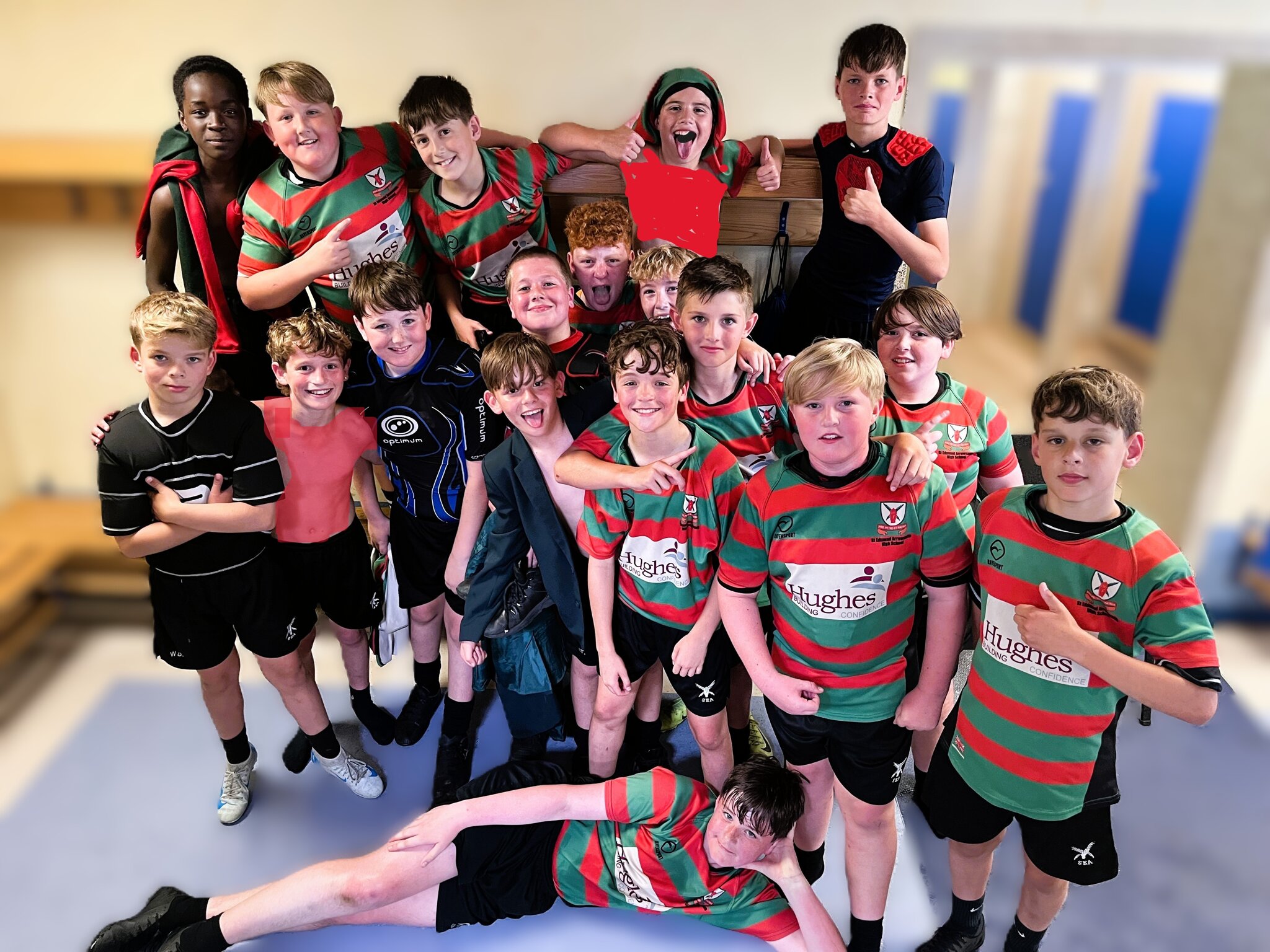 Image of "Winners are Grinners" - Y7 celebrate their victory!