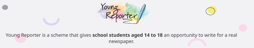 Image of Young Voices - Big Stories .. well done to all our Young Reporters! 