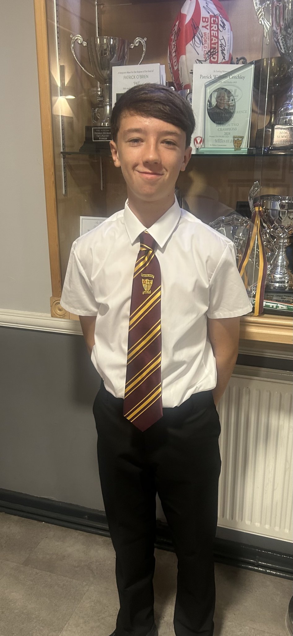 Image of Outstanding Rugby Achievement for Isaac