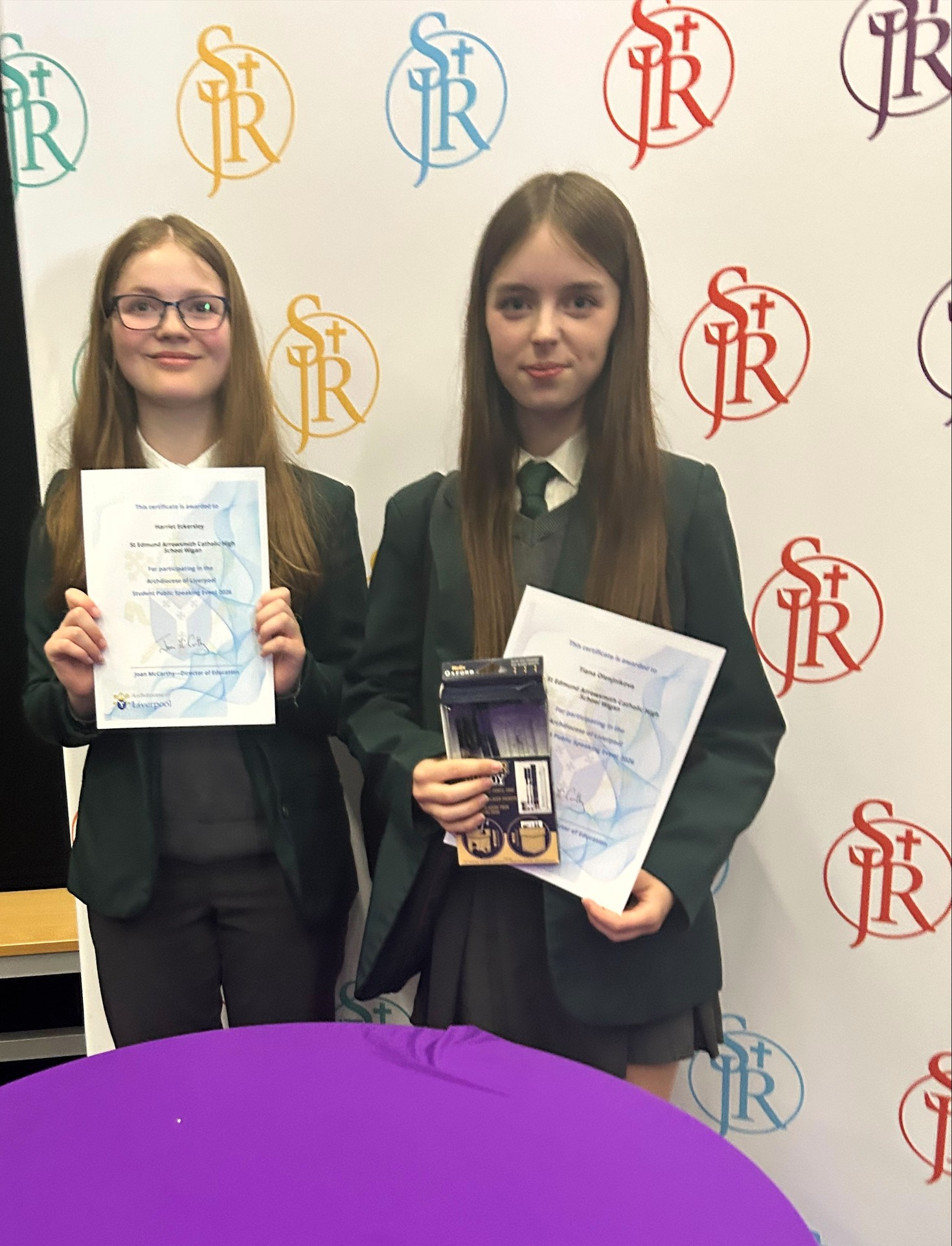 Image of Y9 Students take part in a Public Speaking Competition at St John Rigby