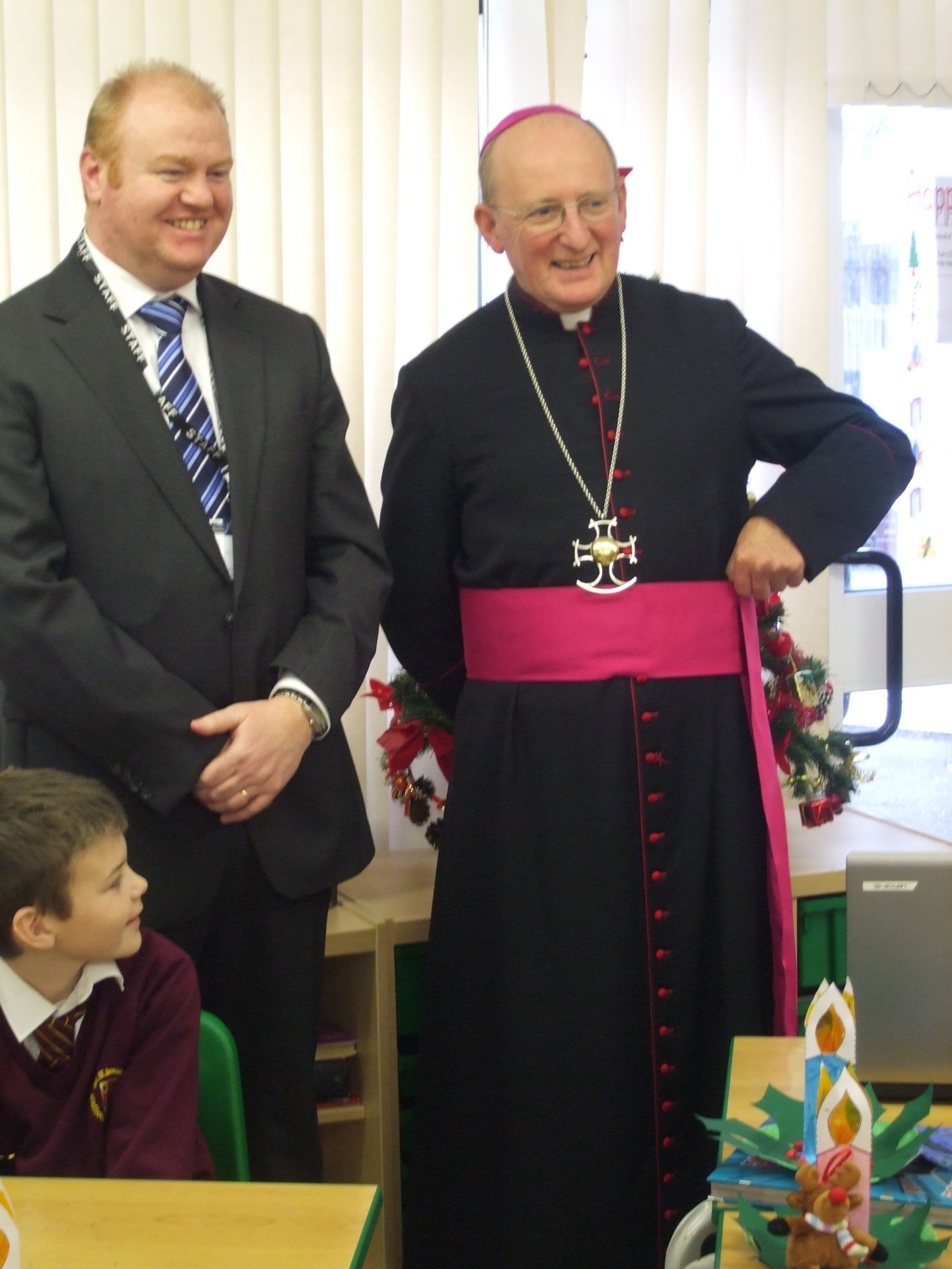 Image of Bishop Tom Williams visiting our school