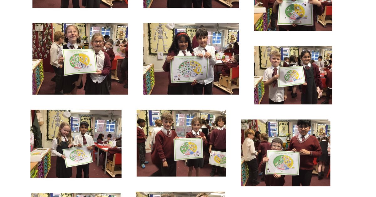 Science food groups and nutrition St Hugh of Lincoln RC Primary