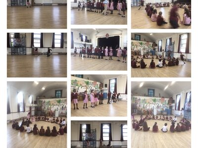 Image of Playing Spanish number games for Cruz’ last lesson!