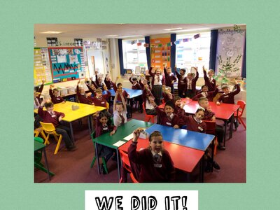 Image of We did it - celebrating completing our sponsored silence!