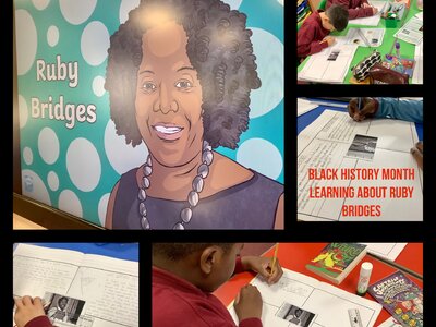 Image of Learning about Ruby Bridges for Black History month