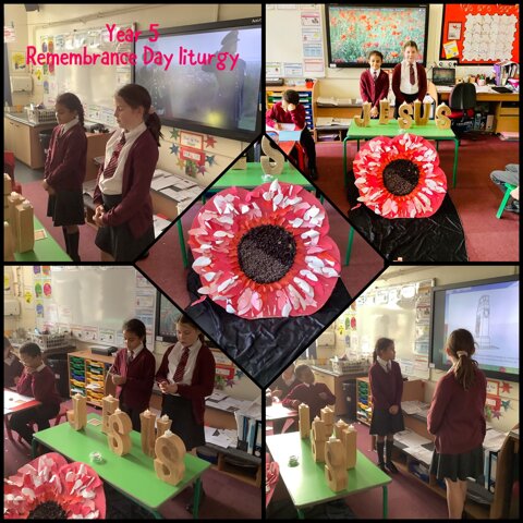 Image of Year 5 Remembrance Liturgy