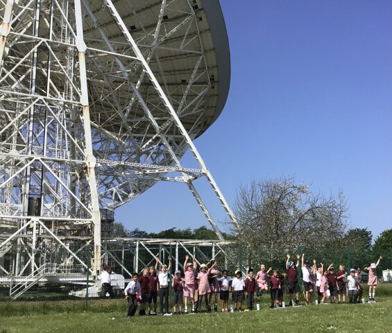 We had a great day out exploring the planets, solar system and the Lovell Telescope.