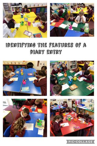 Image of Identifying the features of a diary entry!