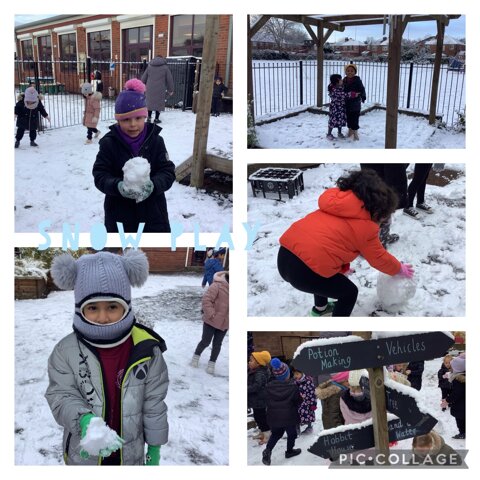 Image of Snow play!