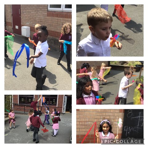 Image of Exploring wind and air!