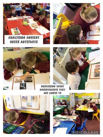 Image of Analysing Artefacts from Ancient Greece!