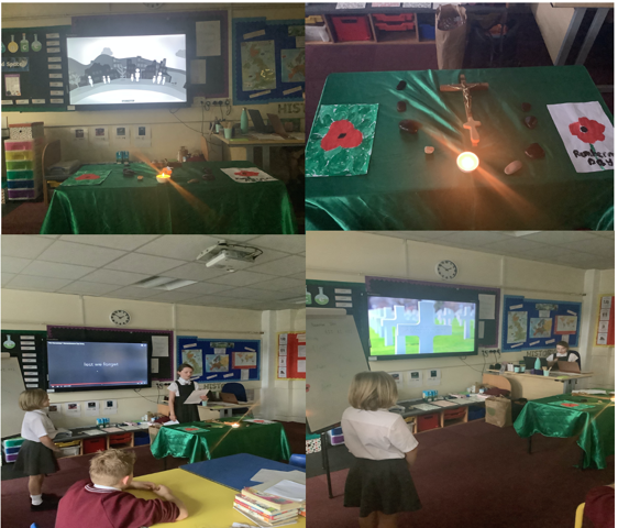 Image of Remembrance Day Liturgy led by Tess and Bella J 