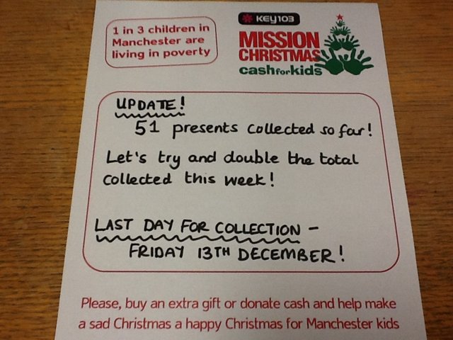 Image of Mission Christmas Appeal Update! 