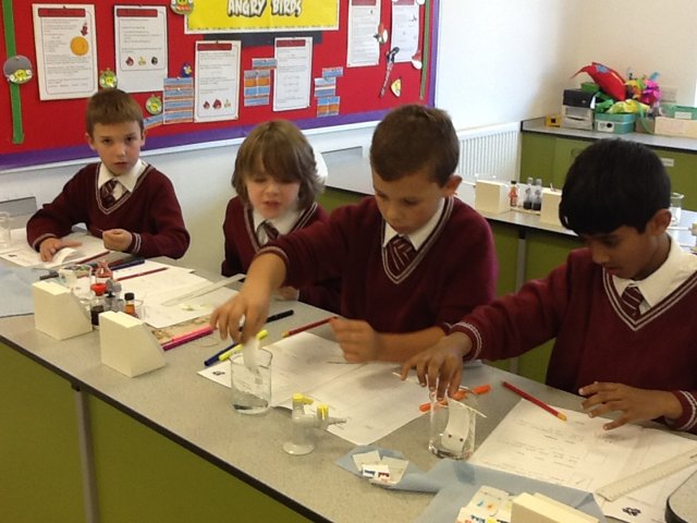 Image of Investigating colour using chromatography at Loreto Grammar!