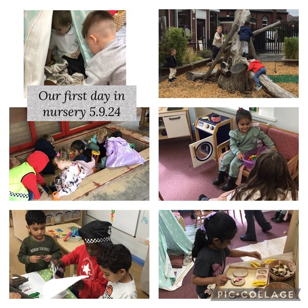 Image of First day in Nursery