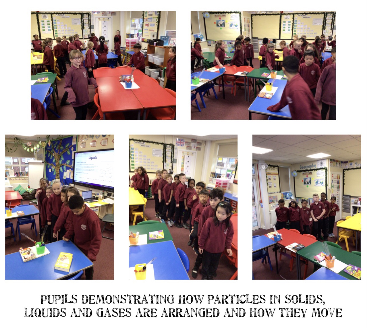 Image of Learning about the particles in solids, liquids and gases!