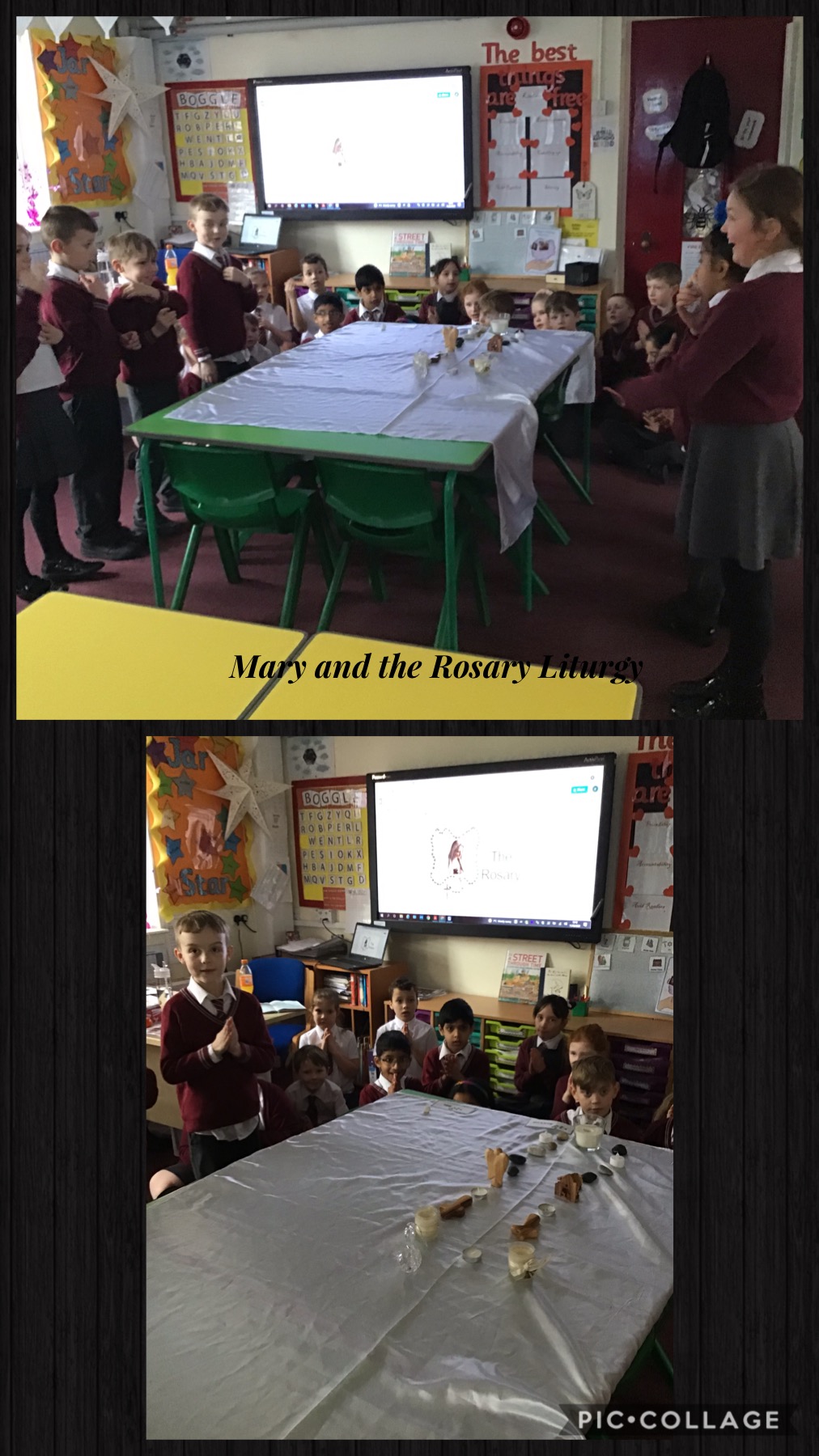 Image of Child led Liturgy -Mary and the Rosary 