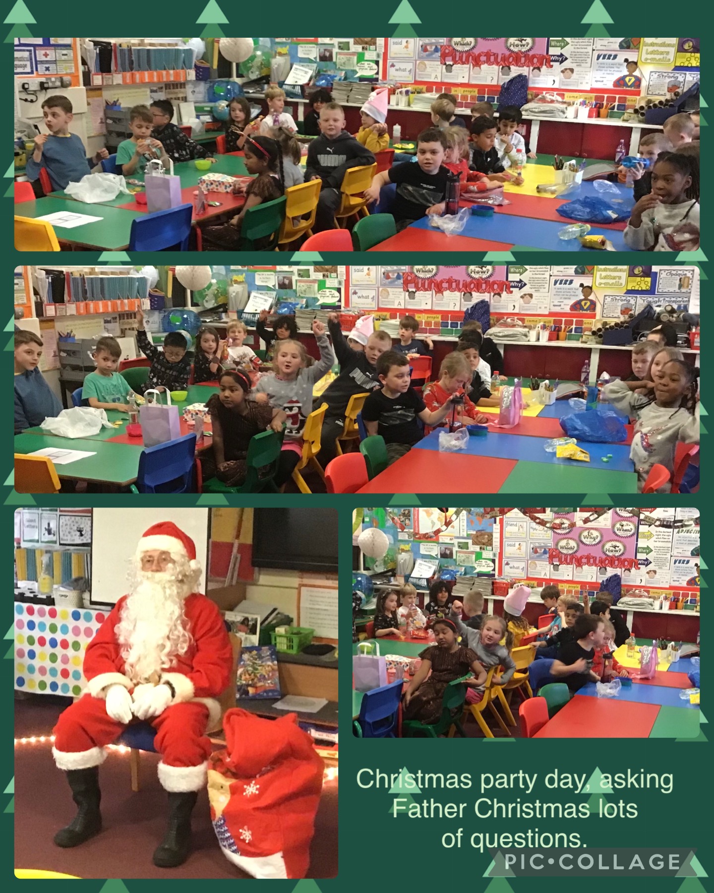 Image of Christmas Party Day and a special Visitor