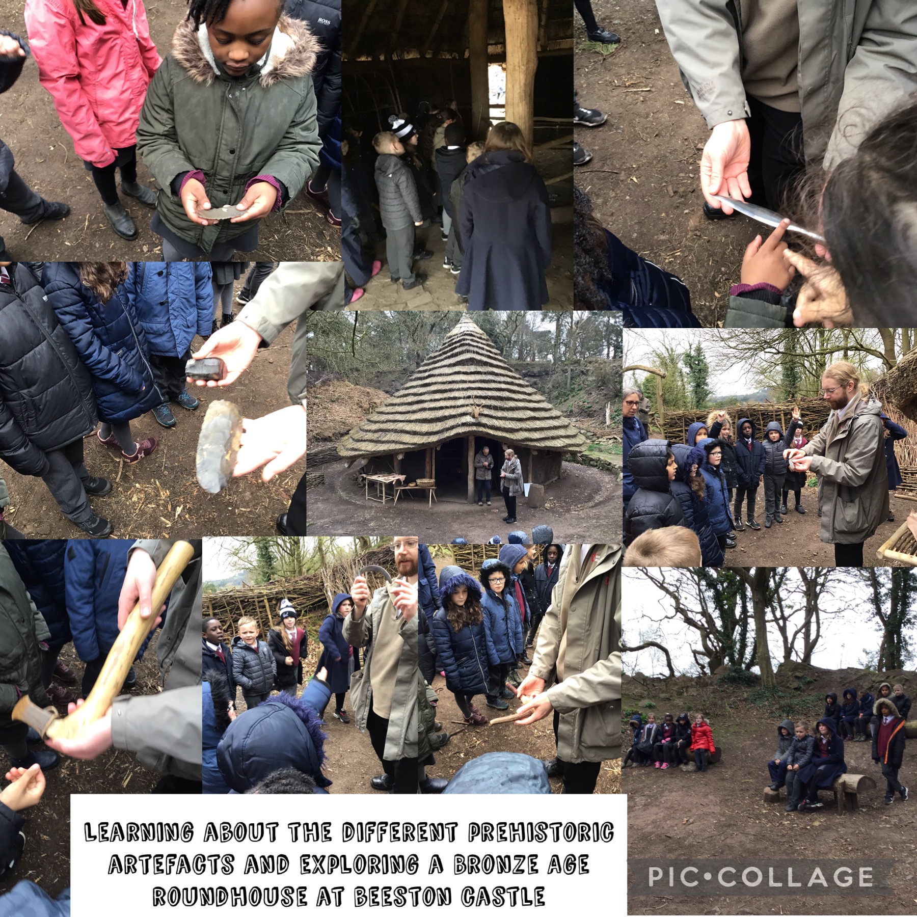 Image of Exploring at Beeston Castle 