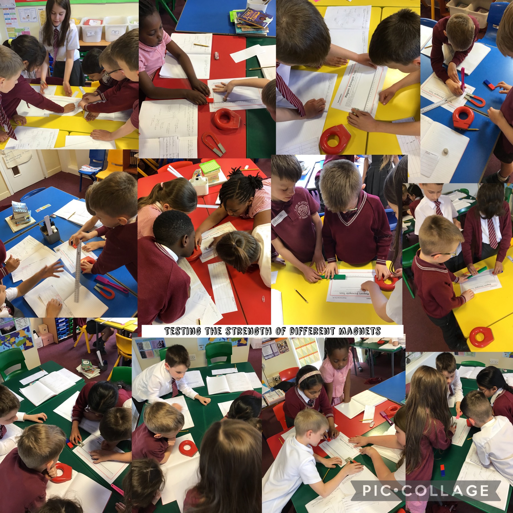 Image of Science Investigation: Testing the strength of different magnets