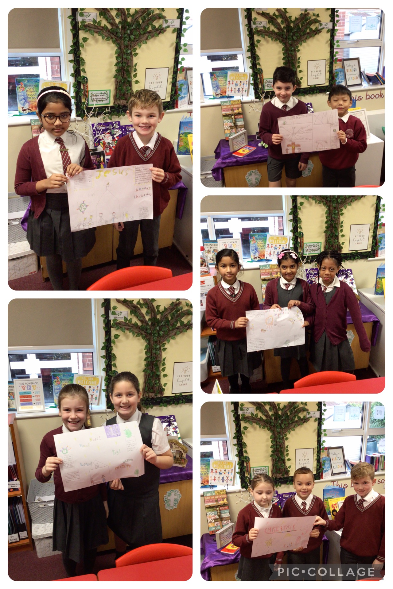 Image of Designing posters about ‘The importance of Christmas to Christians’