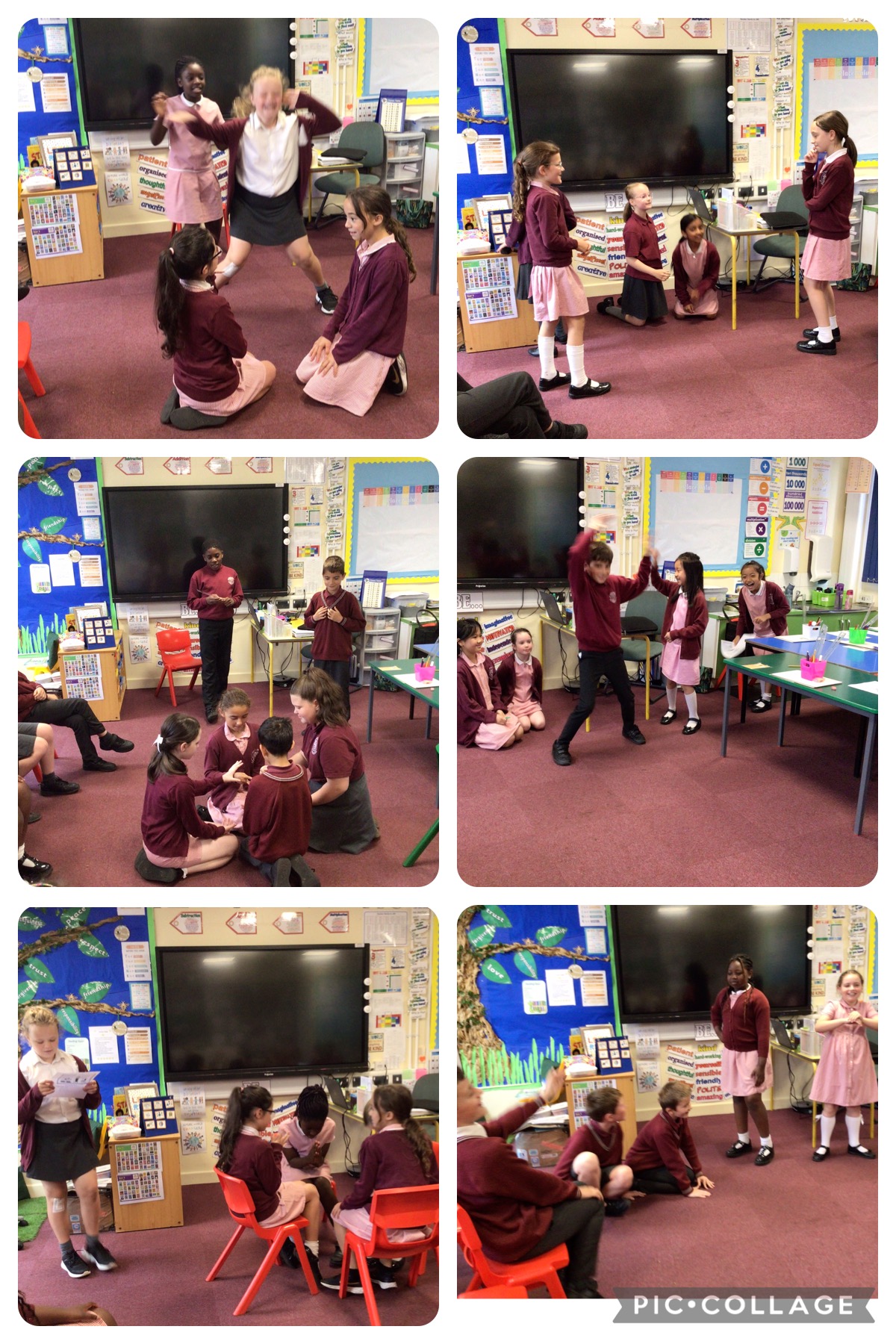 Image of Acting out the story of the ‘Lost Sheep’ in Religion!