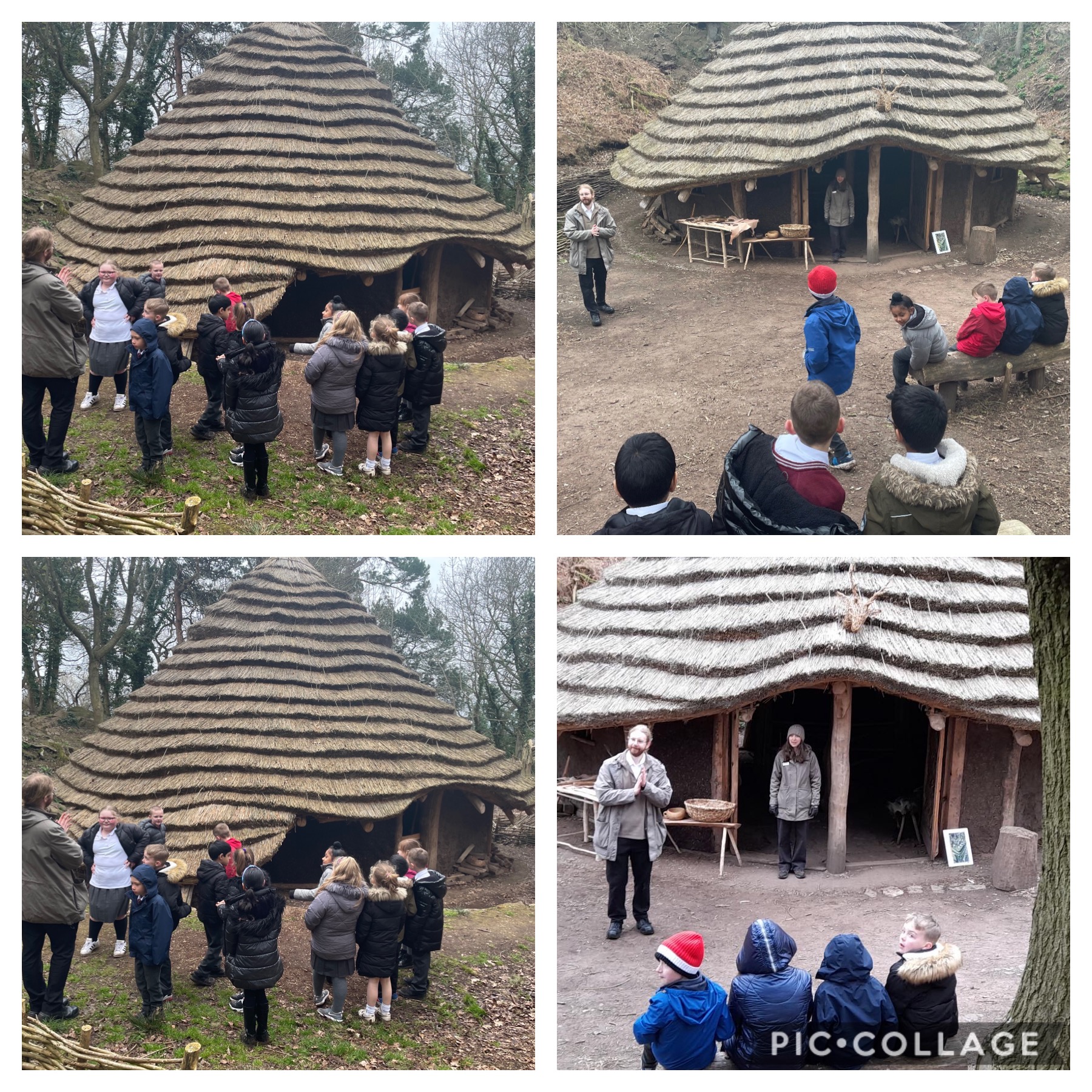 Image of Visiting the reconstructed Bronze Age Roundhouse!