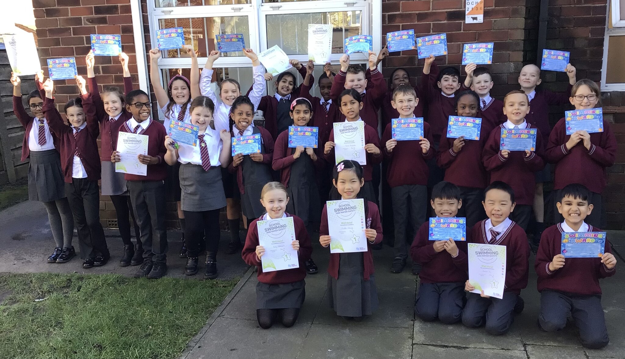 Image of Celebrating our swimming success in Year 3/4!