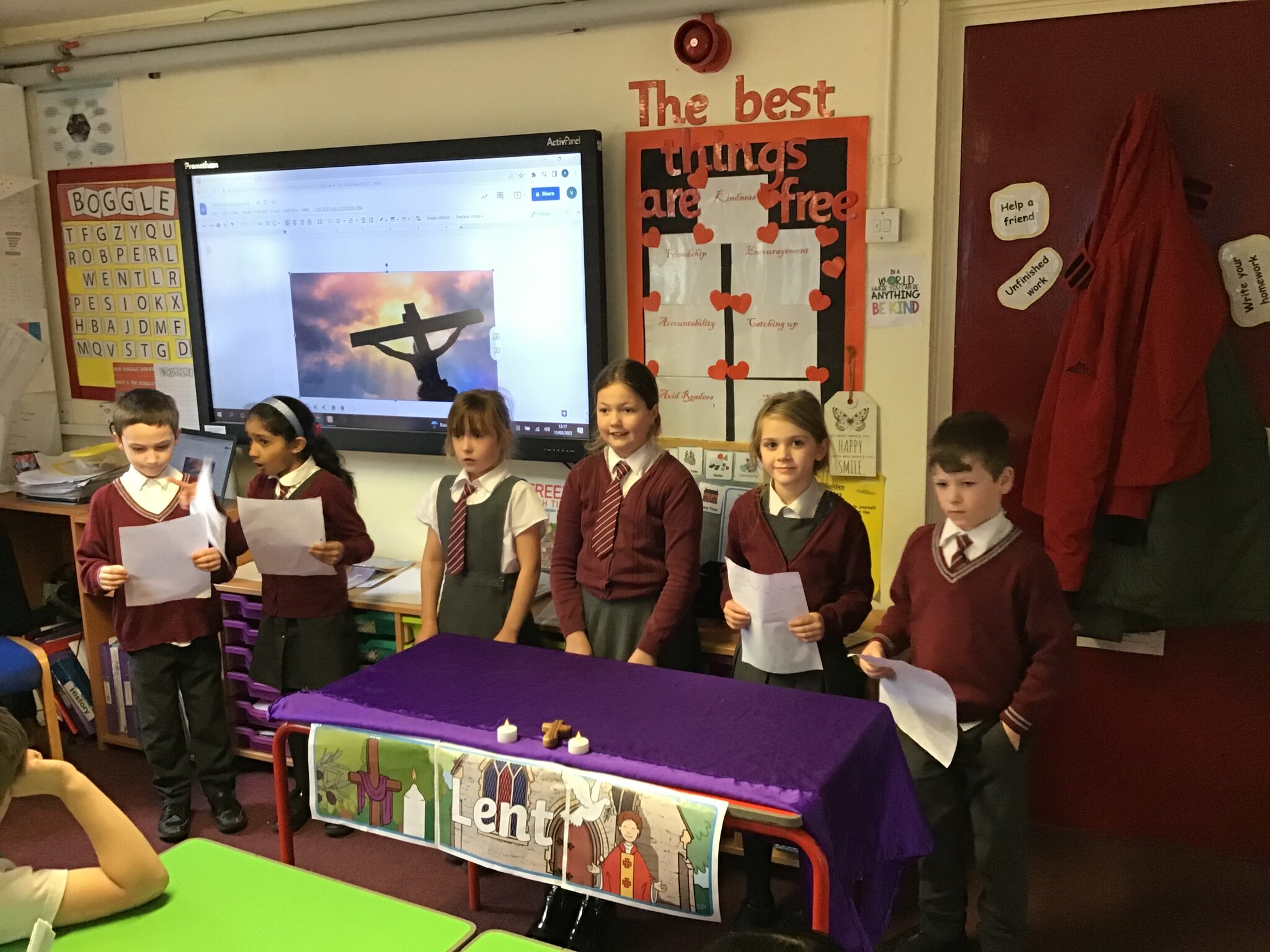 Image of Child led liturgy all about Lent 