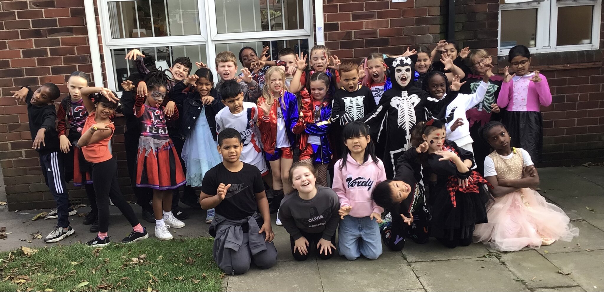 Image of Celebrating the last day of term with fancy dress!