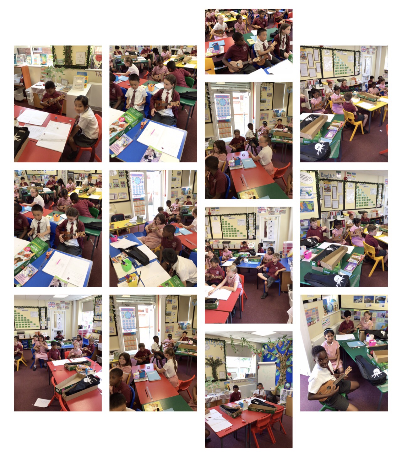 Image of Learning to play the ukulele!