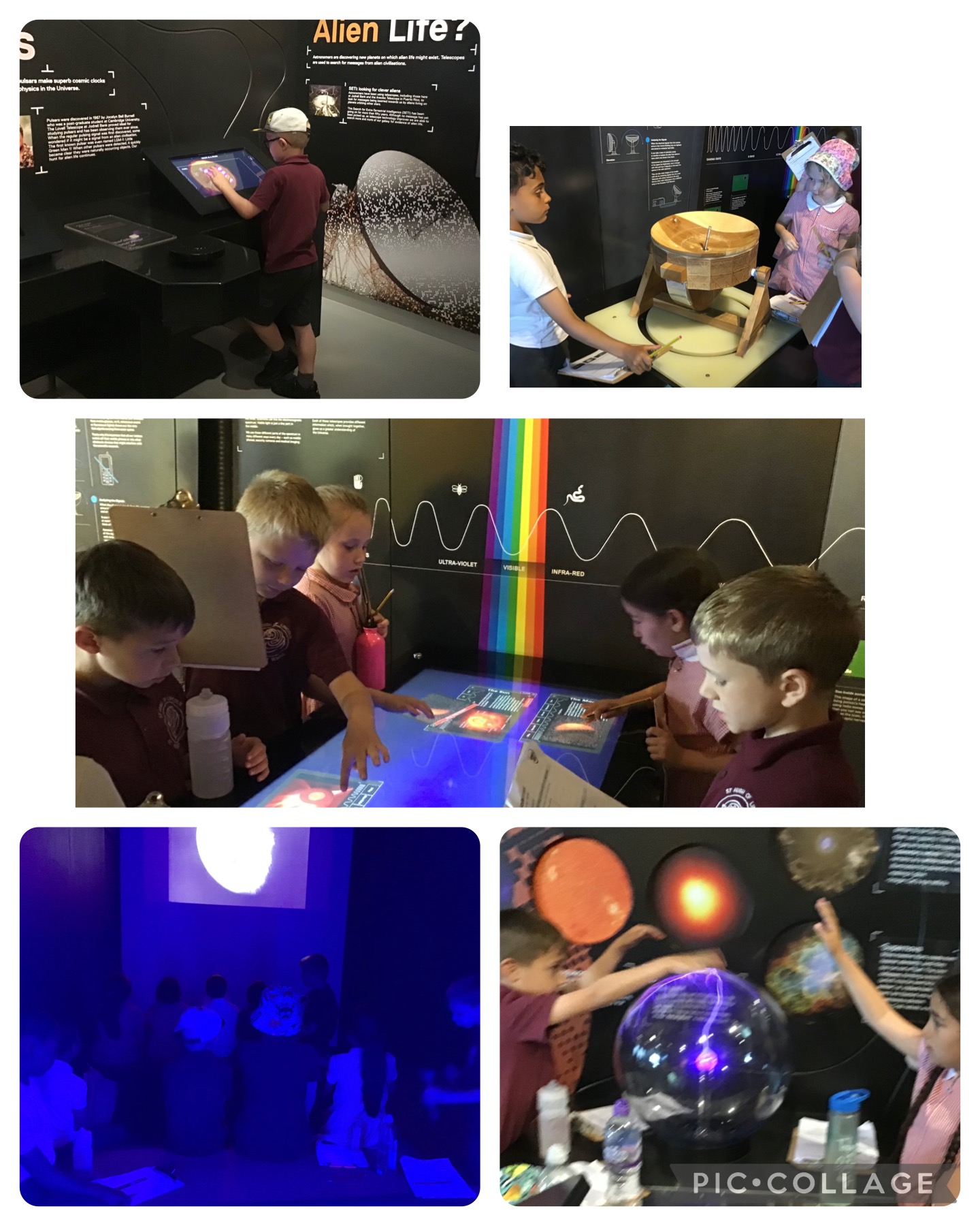 We had a great day out exploring the planets, solar system and the Lovell Telescope.