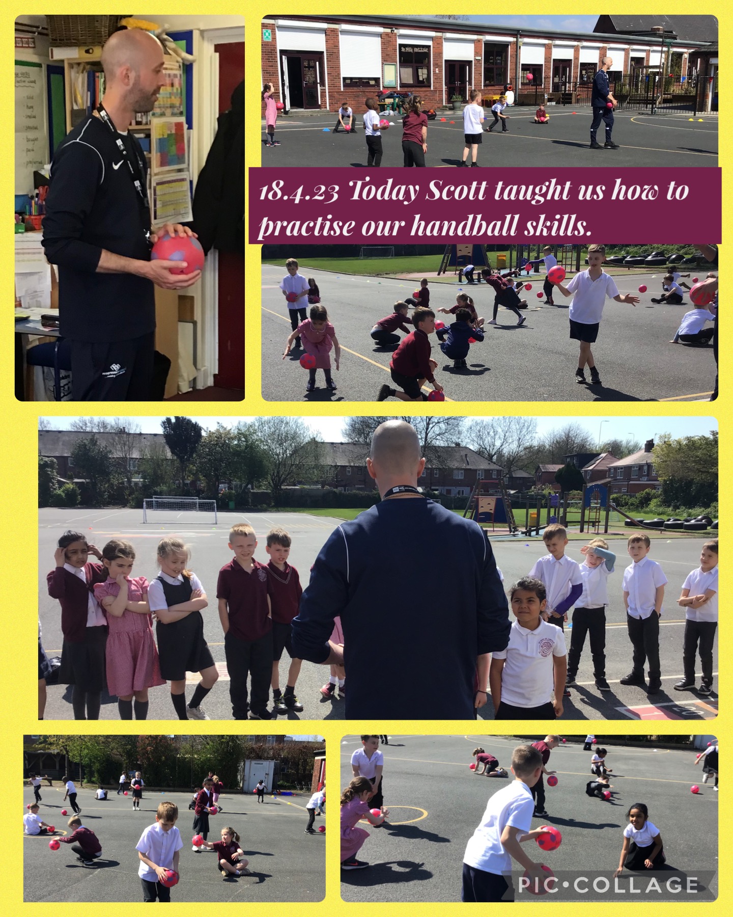 Image of Having Fun Learning Handball