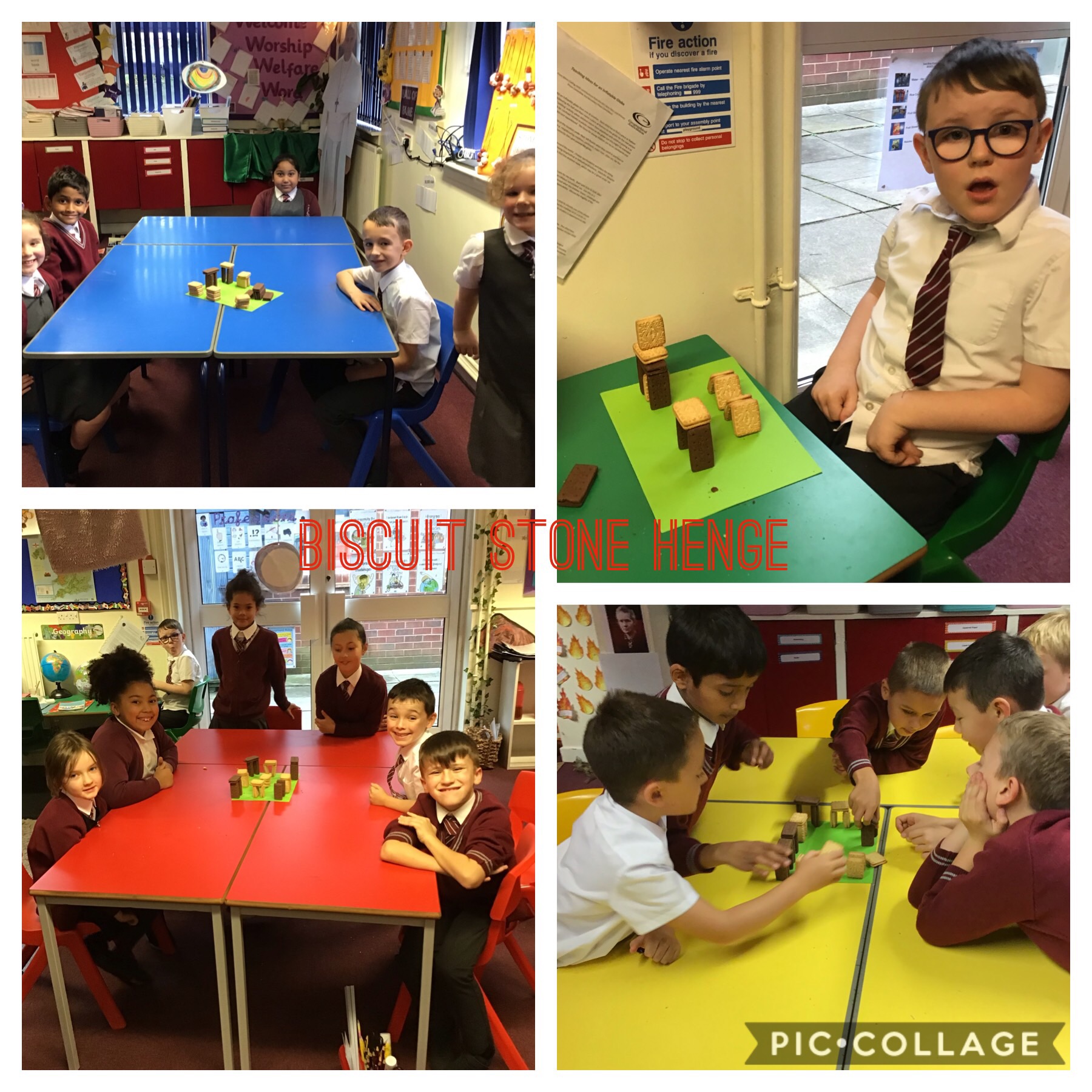 Image of Building Stonehenge with biscuits ! 