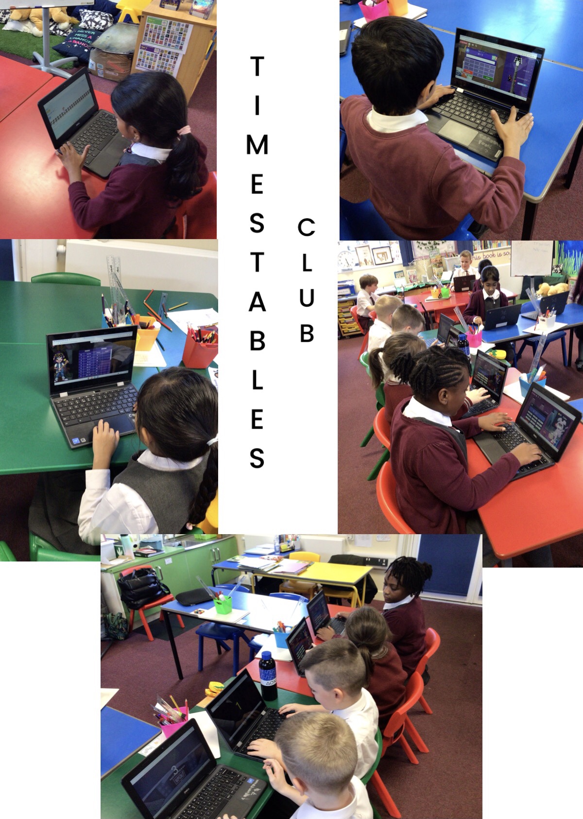 Image of Times tables Club in Action!