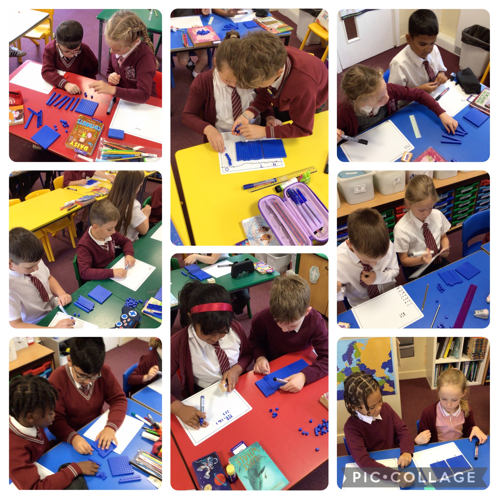 Image of Representing numbers to 1,000 using base ten!