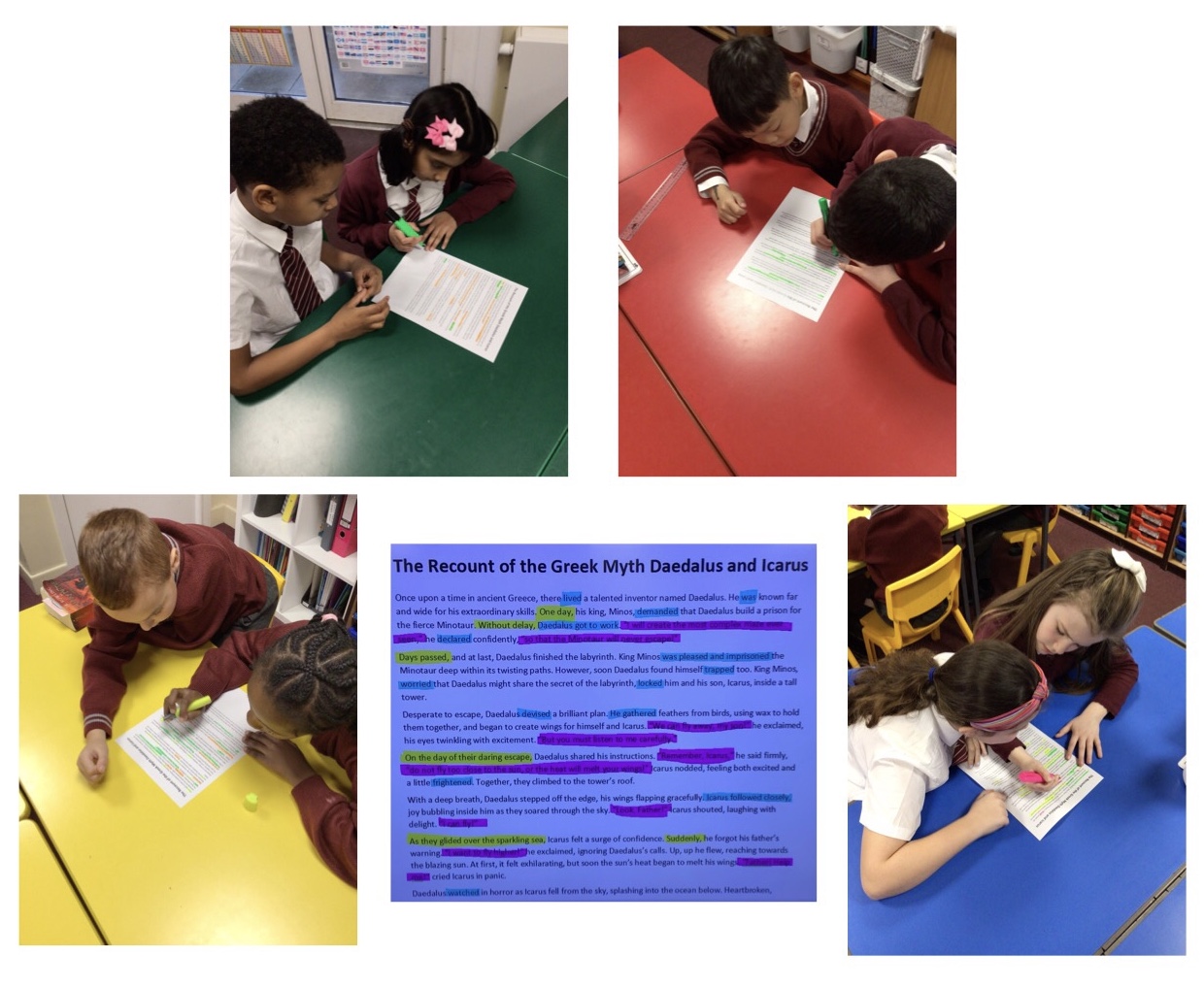 Image of Identifying the features of a recount in a English!