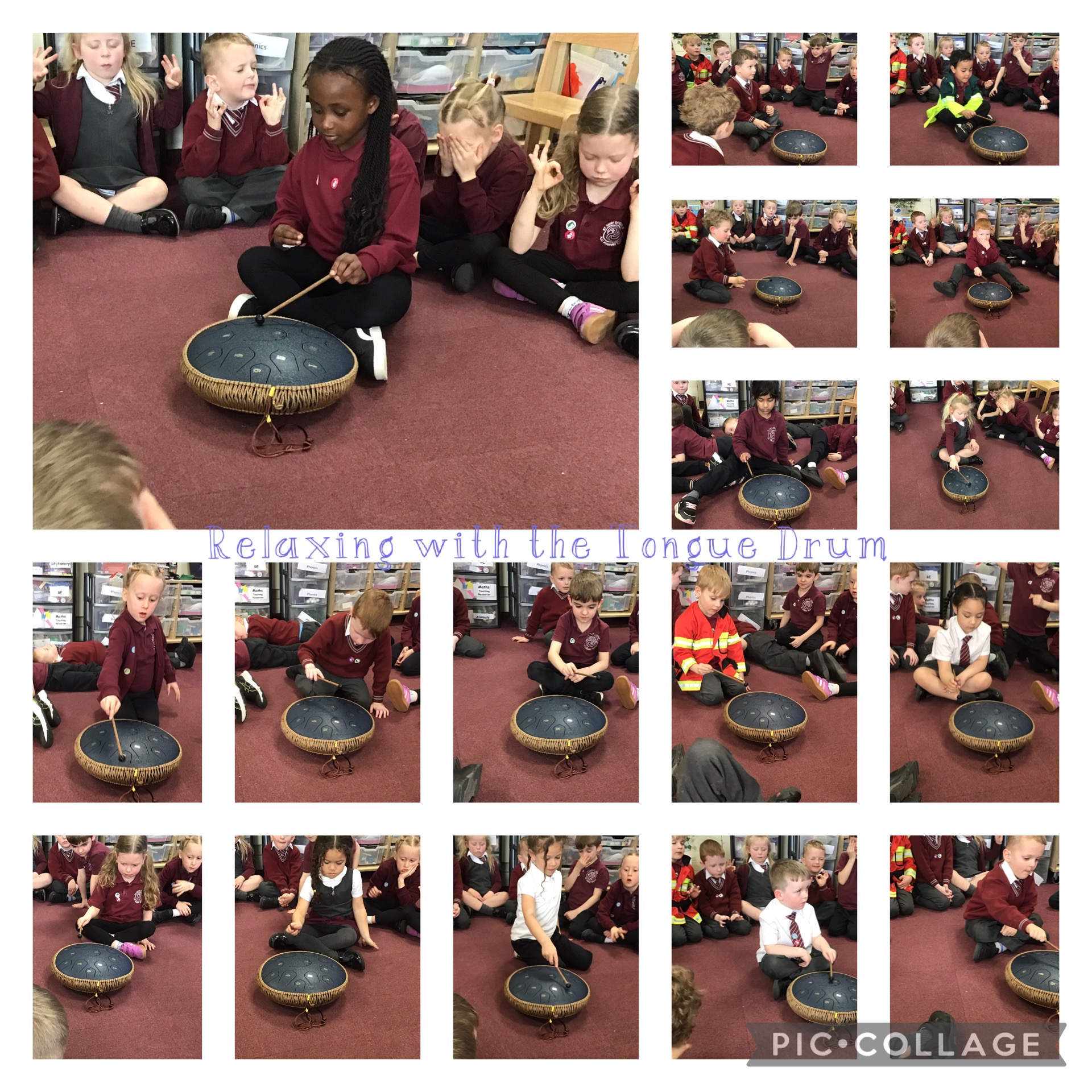 Image of Playing the Tongue Drum!