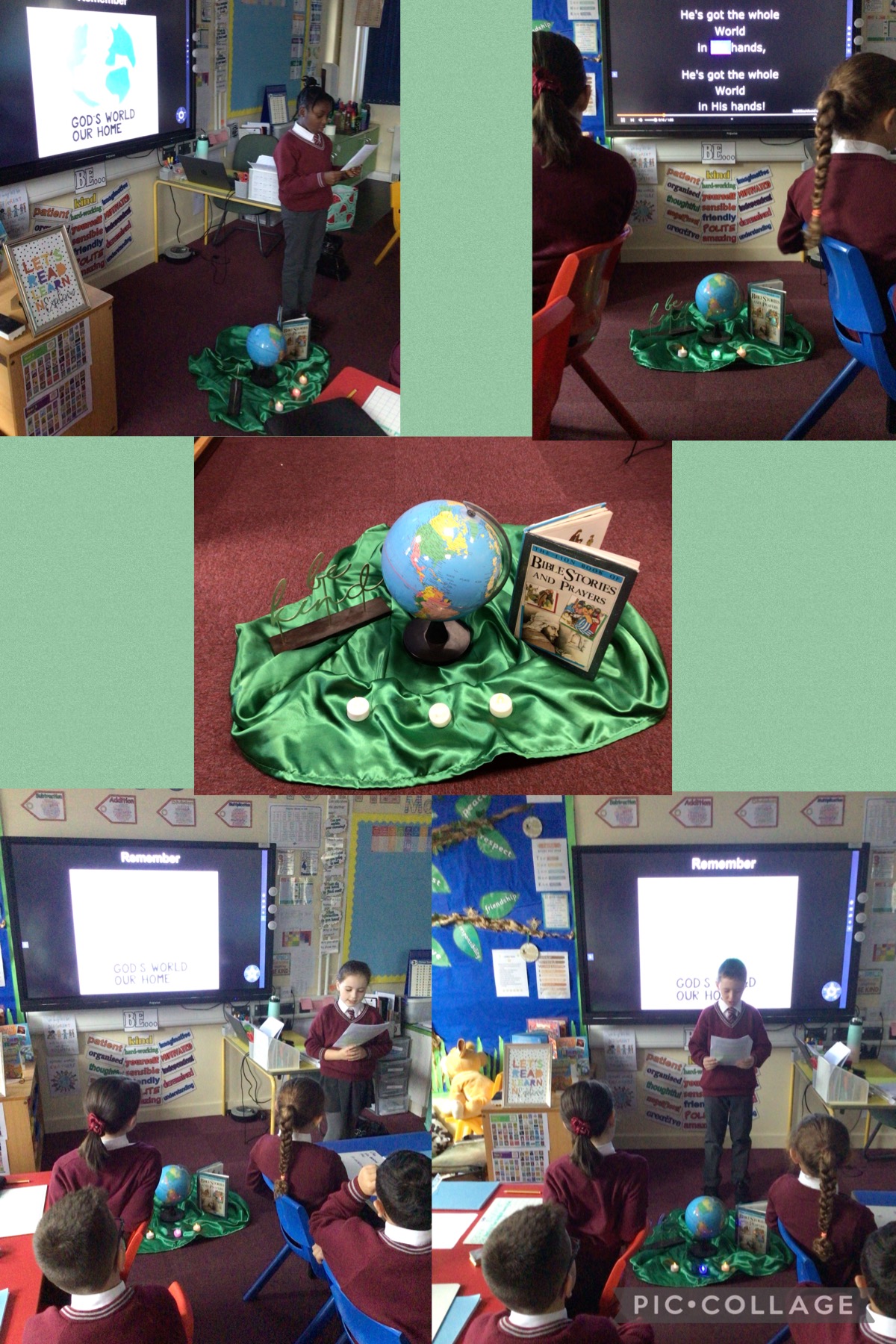 Image of Teacher led liturgy about God’s World!