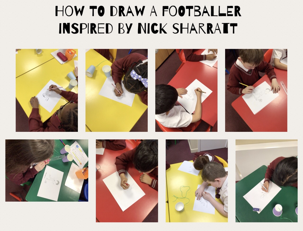 Image of How to draw a footballer!