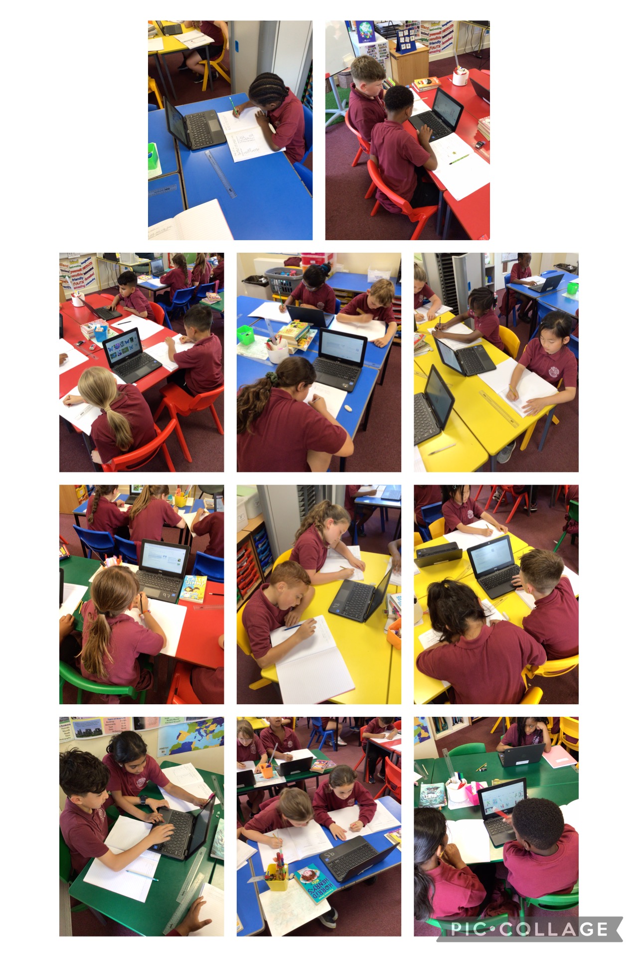 Image of Researching facts about living things!