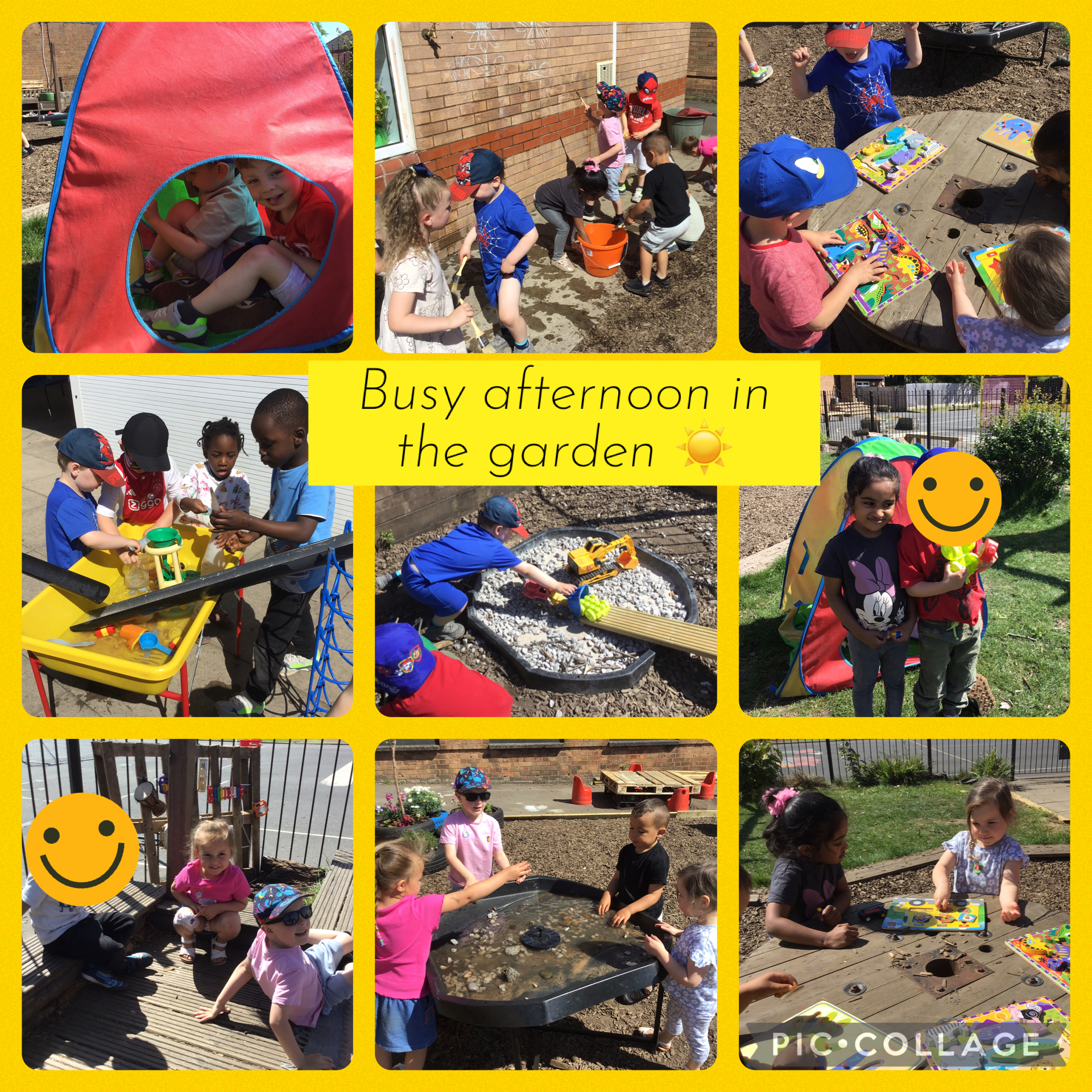 Image of A busy afternoon in the garden ☀️