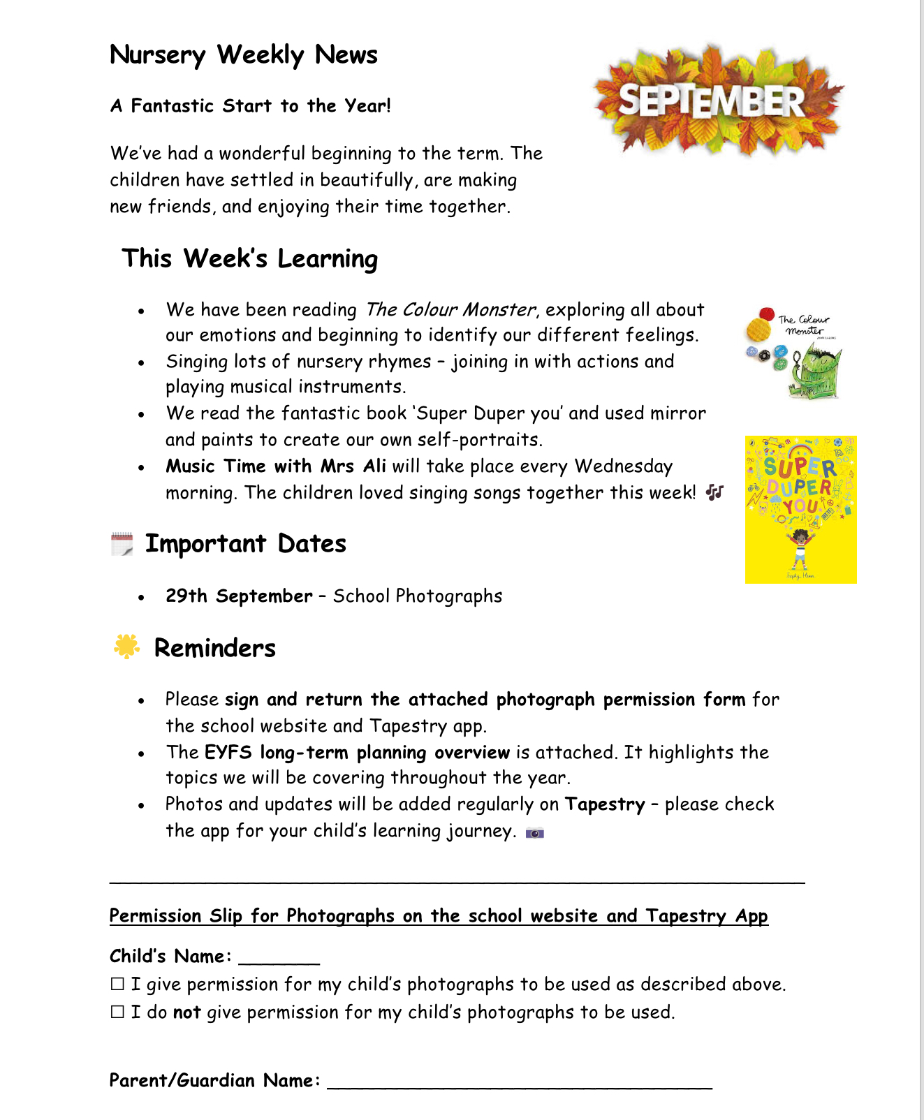Image of Nursery News