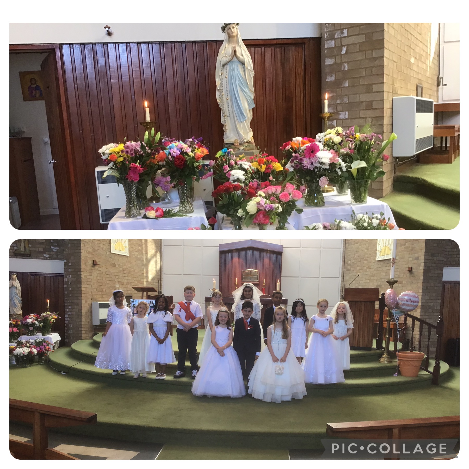Image of Our wonderful Mary procession Mass