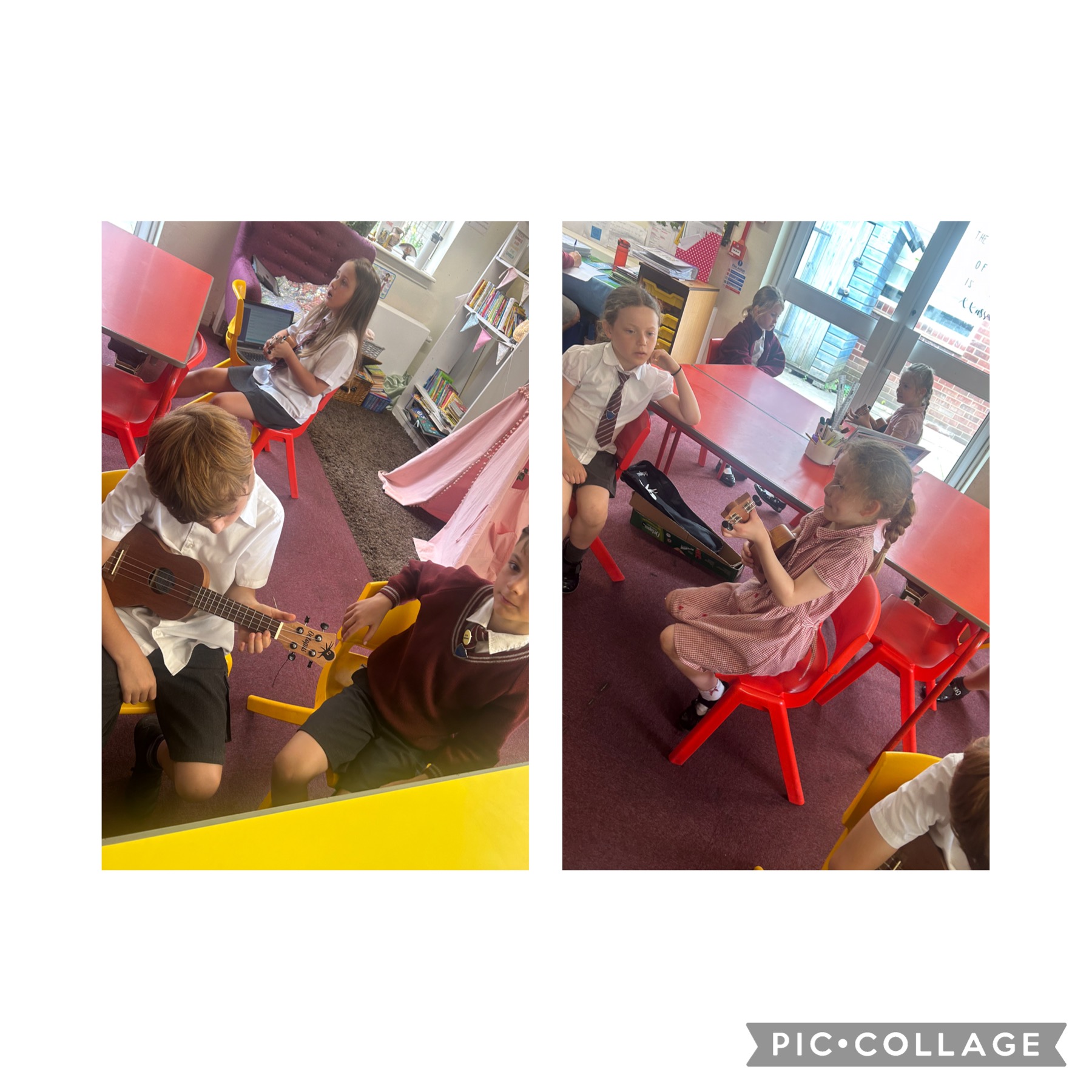 Image of Learning to play the Ukulele  
